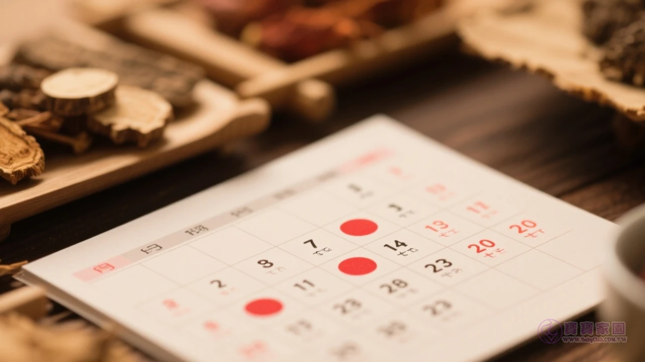 月經失調示意圖