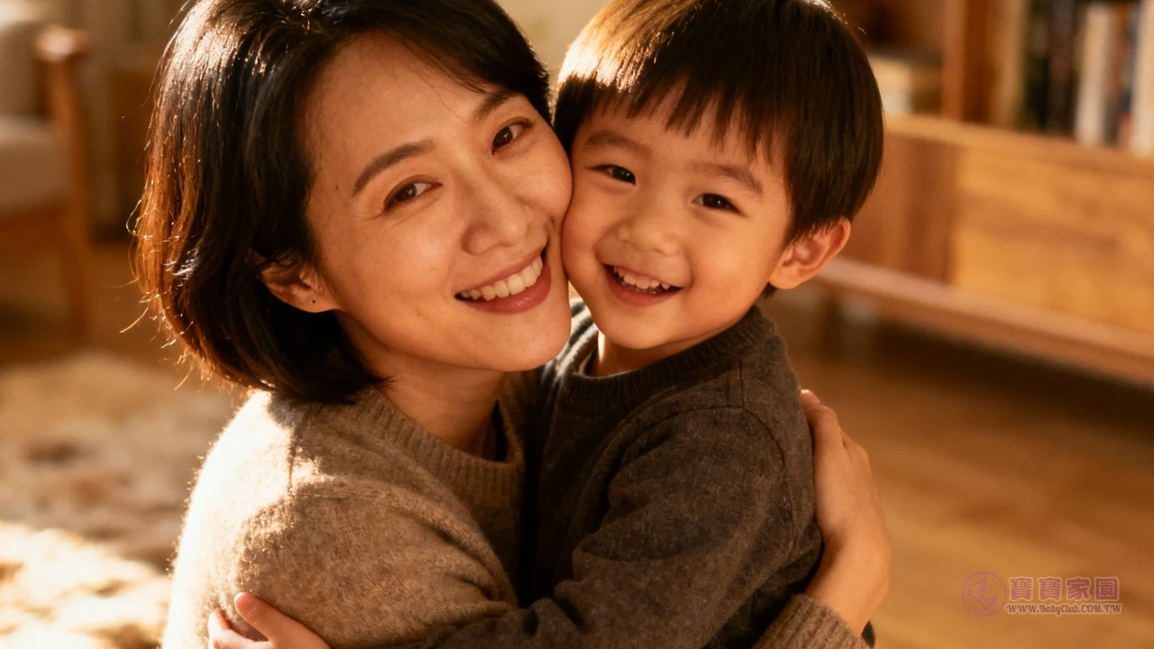 家庭溫馨鼓勵場景