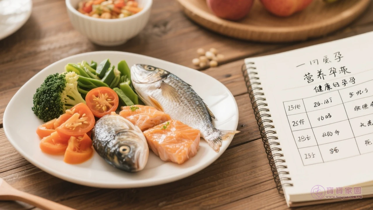 孕婦體重管理餐盤示意