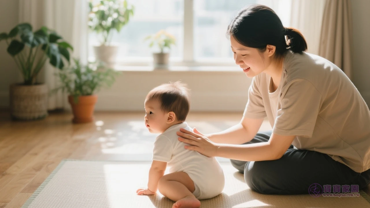 寶寶睡前按摩示意圖