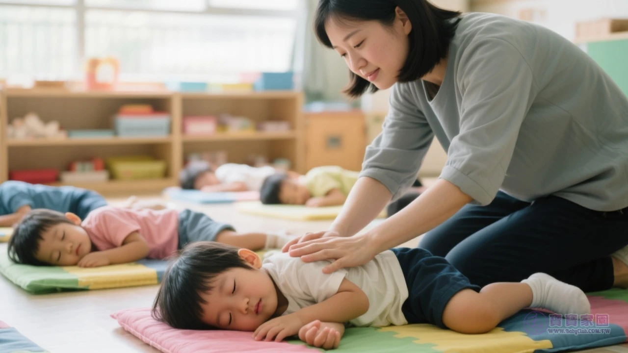 幼兒園午休場景