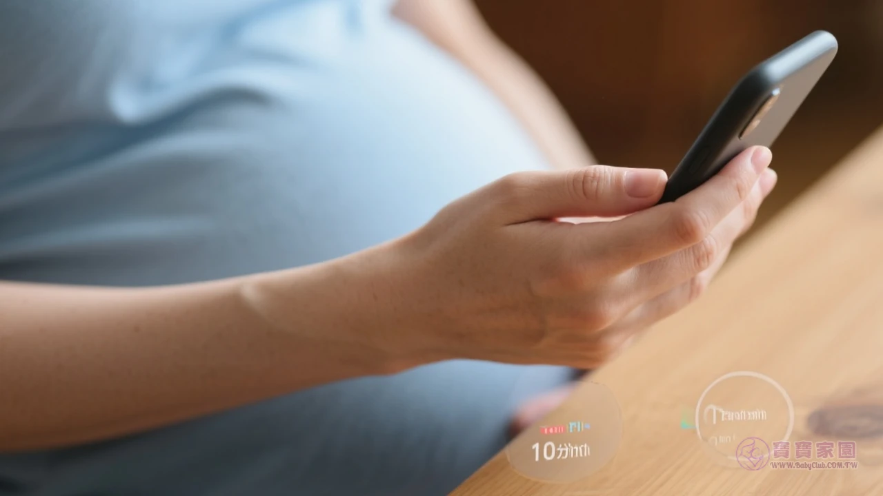 孕婦記錄宮縮示意圖