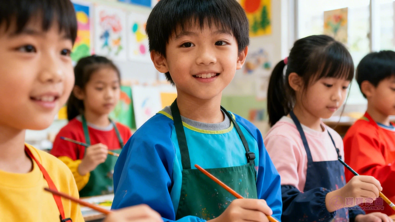 兒童才藝班上課場景