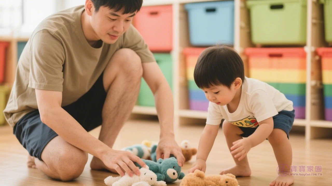 親子收納遊戲示範圖