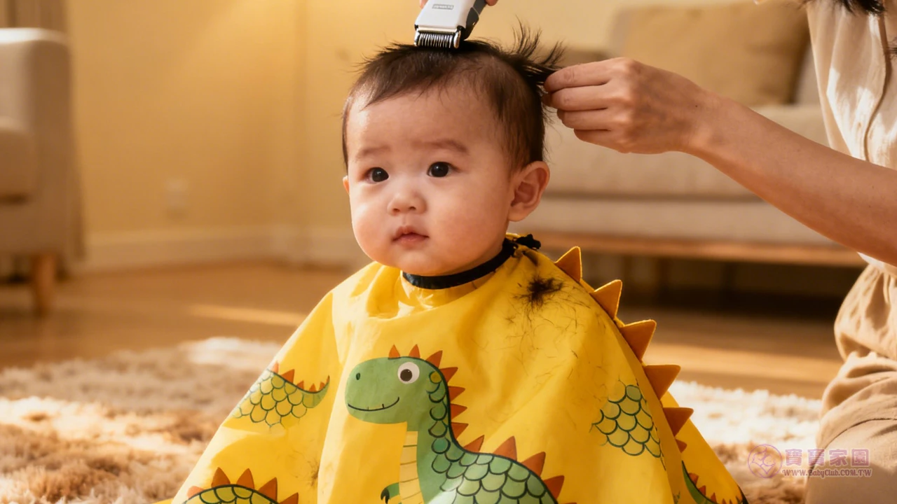 媽媽幫寶寶理髮安全示範