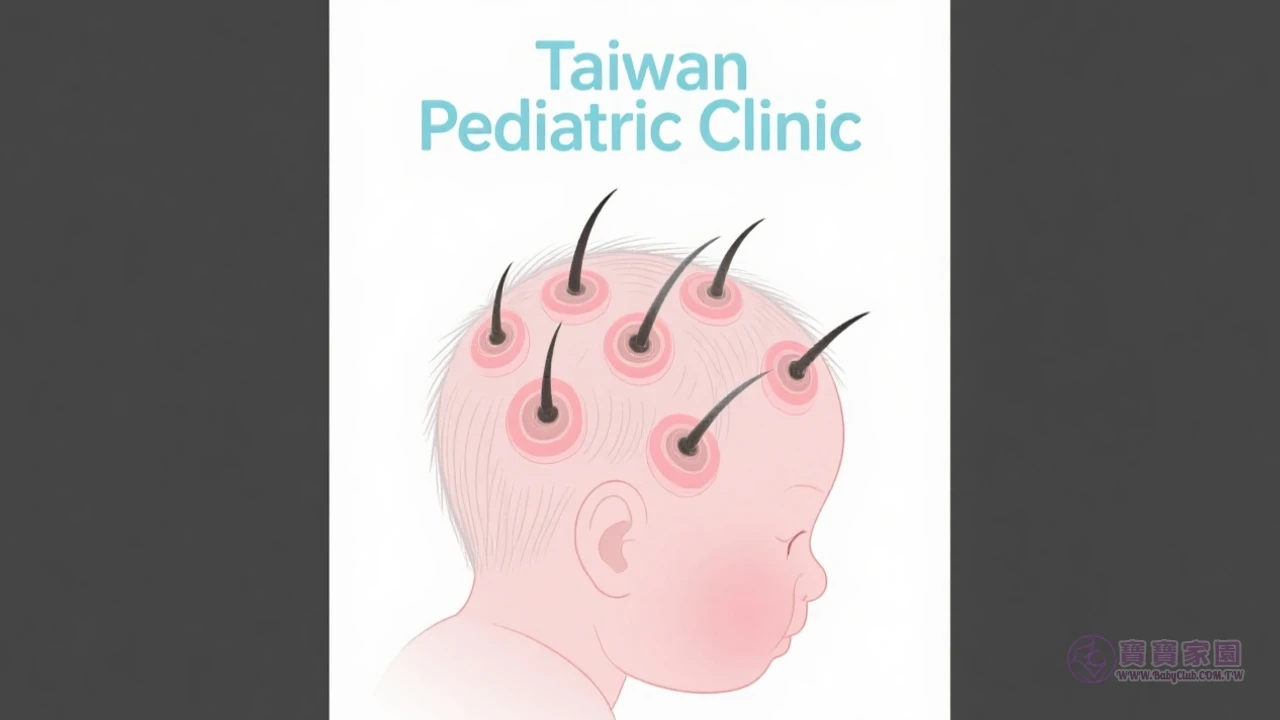 寶寶頭皮毛囊示意圖