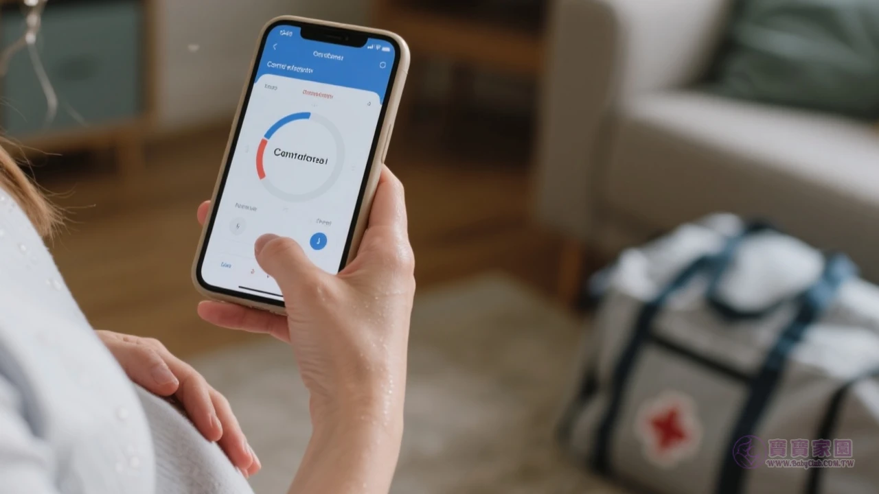 陣痛記錄示意圖