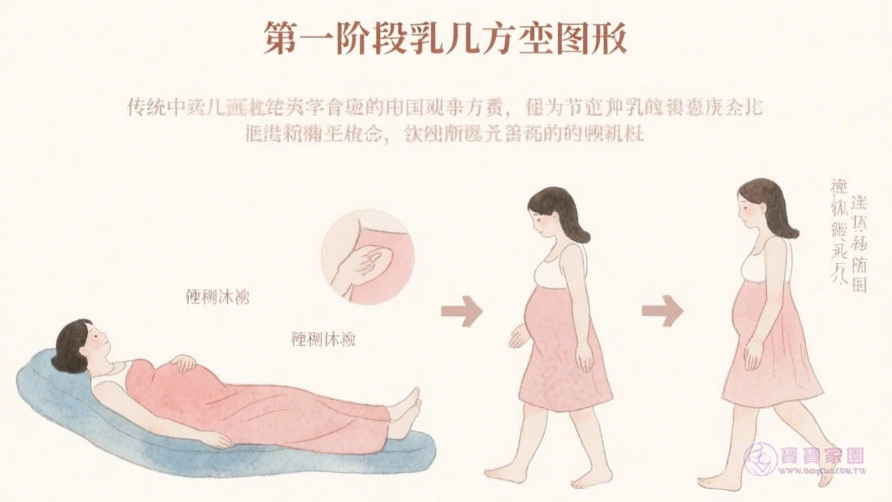 第一產程姿勢教學圖