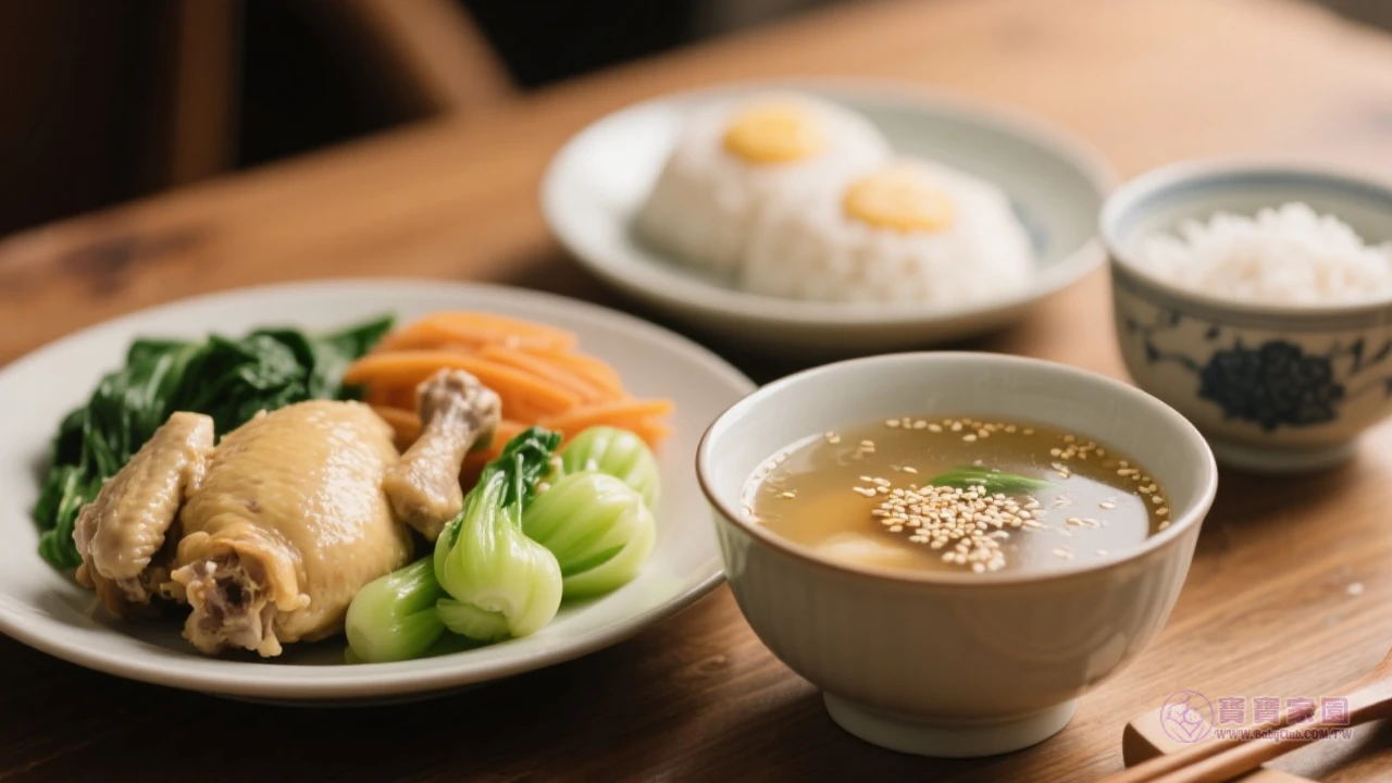 月子餐補鈣示意