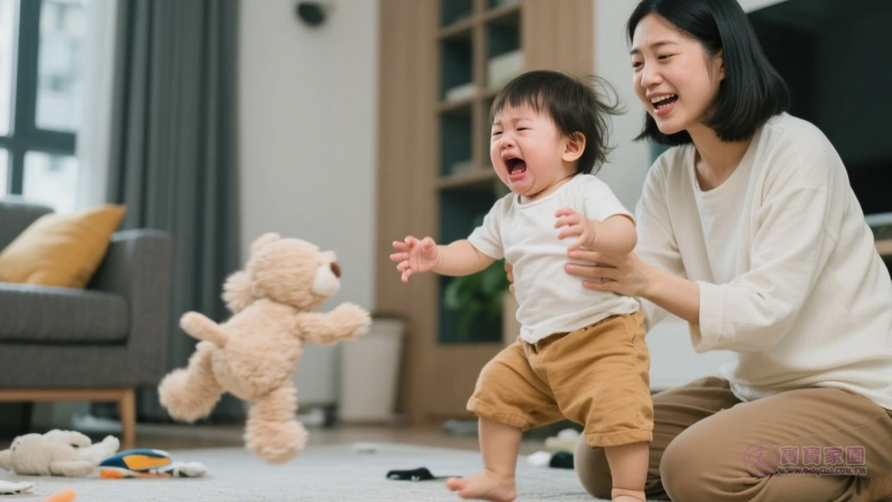 幼兒發脾氣丟東西