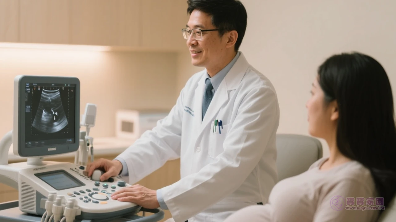 醫護人員協助孕婦檢查