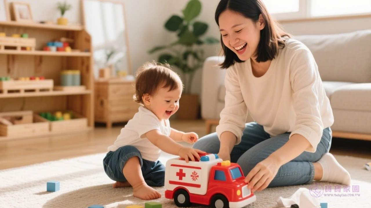 親子收拾玩具遊戲