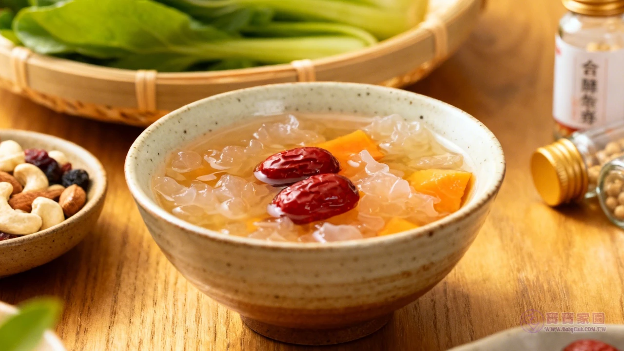 孕前營養補充示意