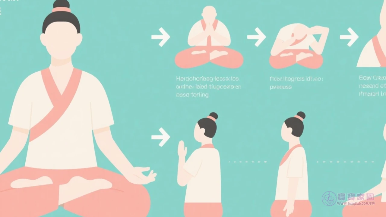 靜坐姿勢教學圖