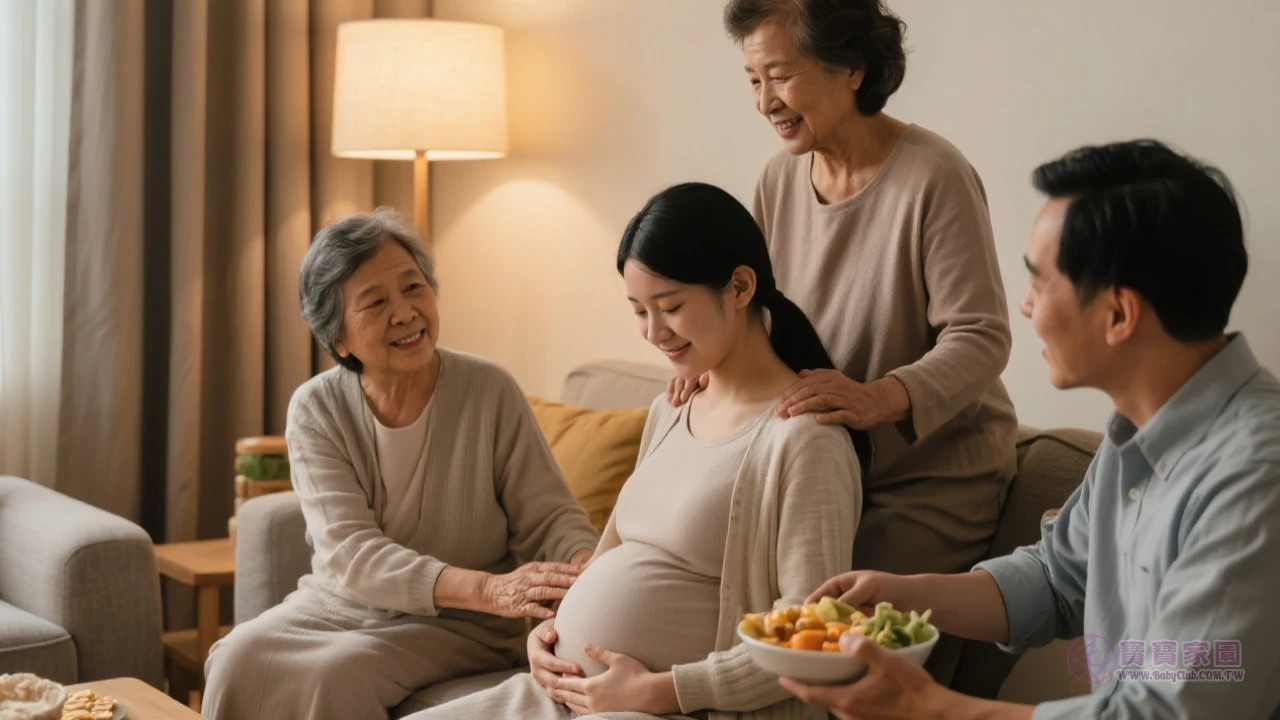 孕婦心理調適示意