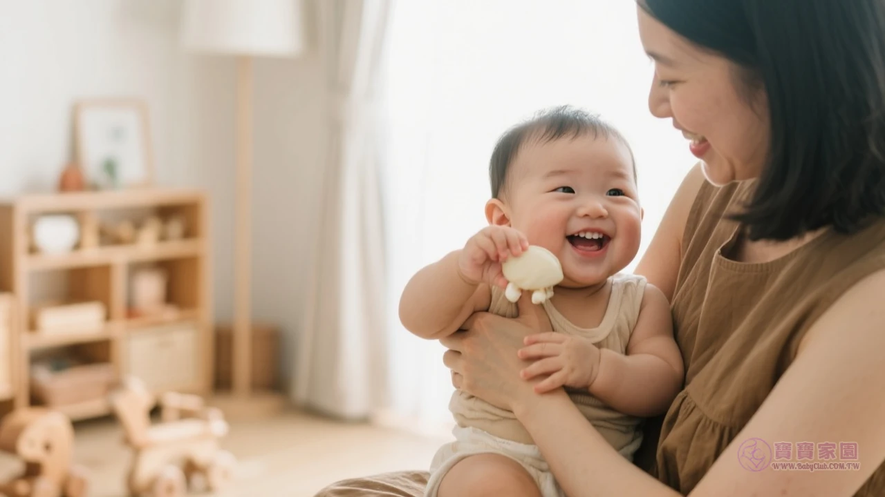 長牙寶寶哺乳照