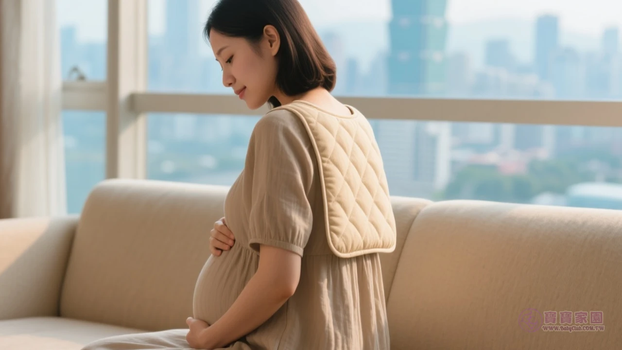 孕婦居家熱敷示意